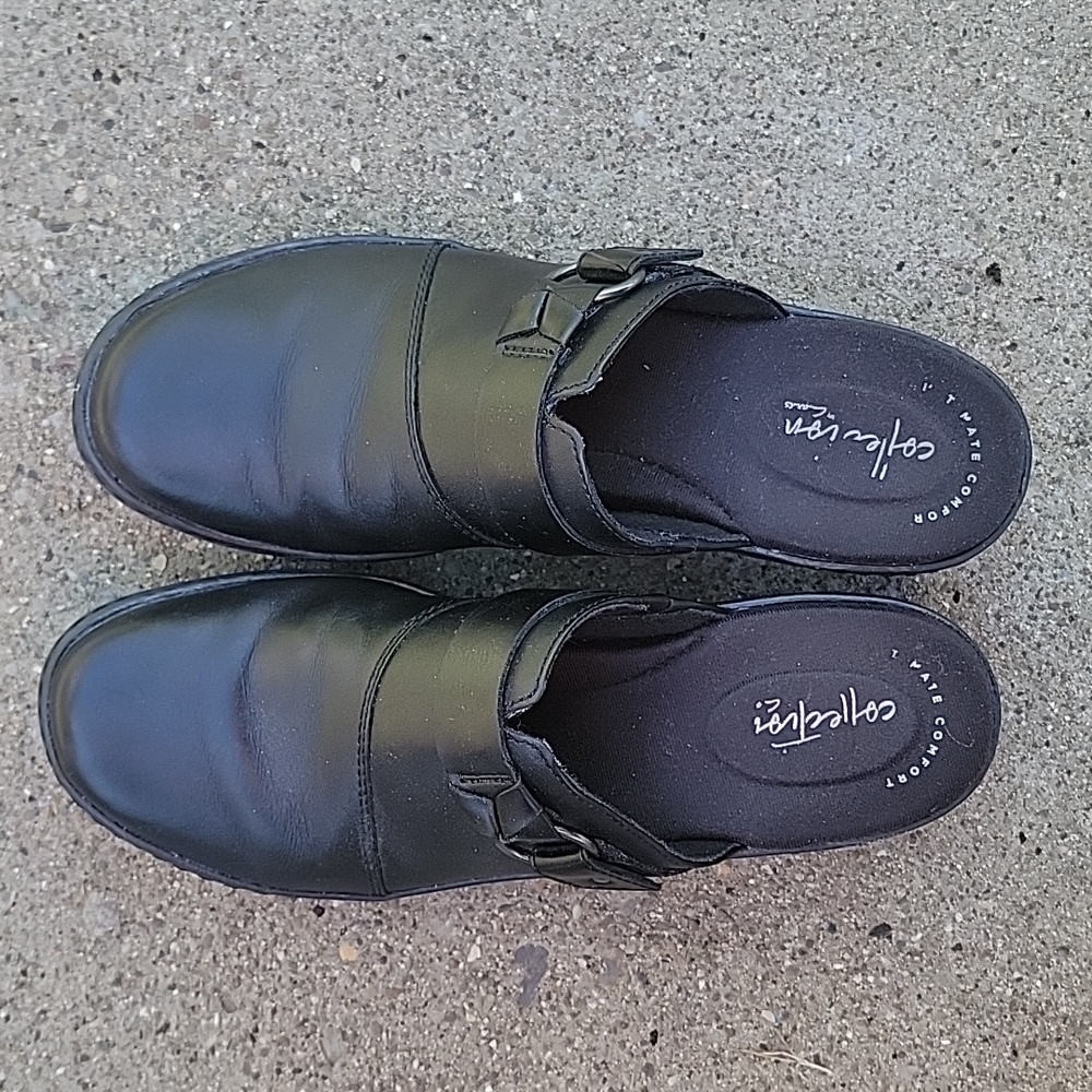 Clark's Black Loafers